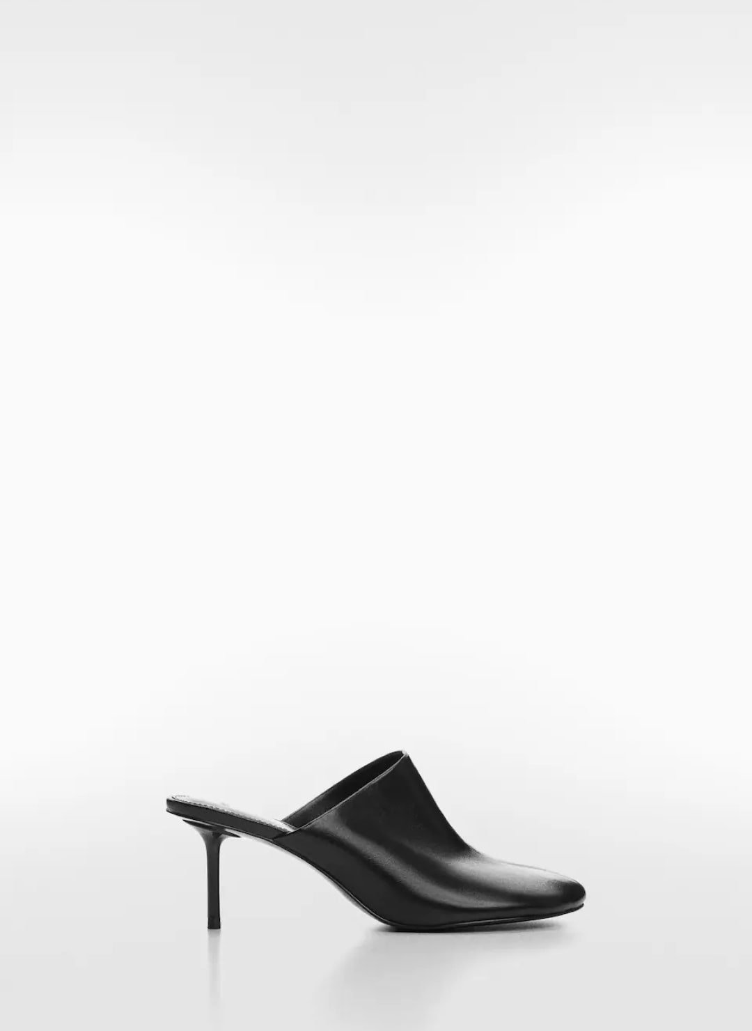 Stiletto heel leather mules - Image 3