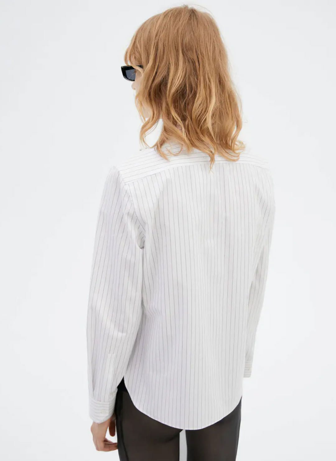 Slim fit striped cotton shirt - Image 2