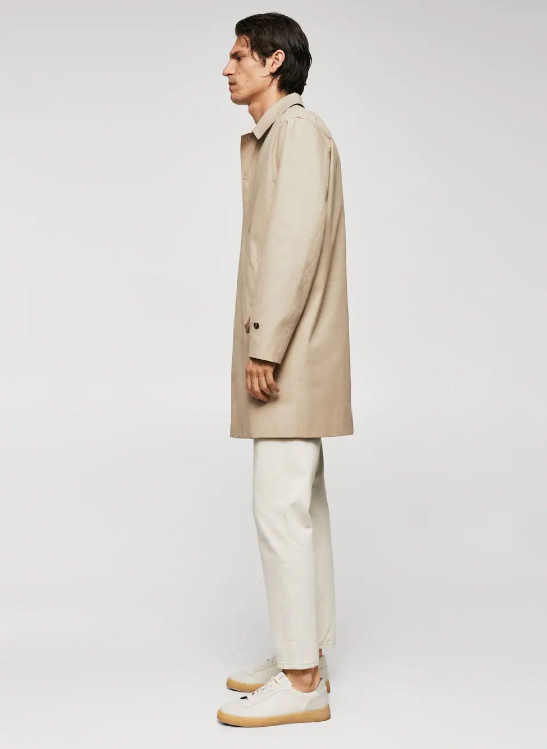 Water - repellent cotton trench coat - Image 4