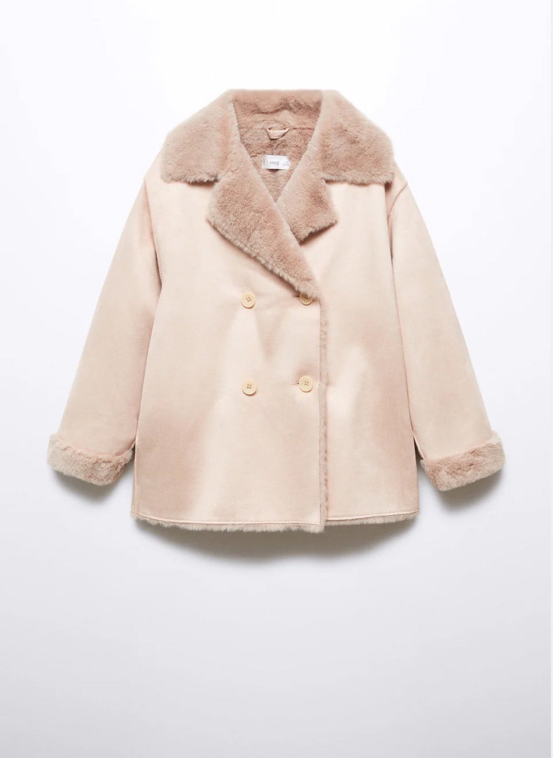 Foux shearling - lined coat - Image 3