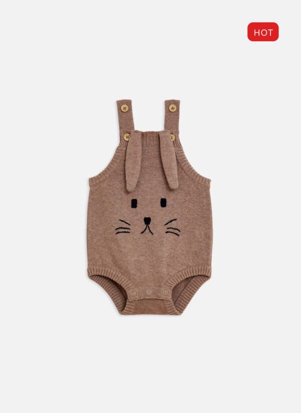 Bunny Bodysuit - Taupe