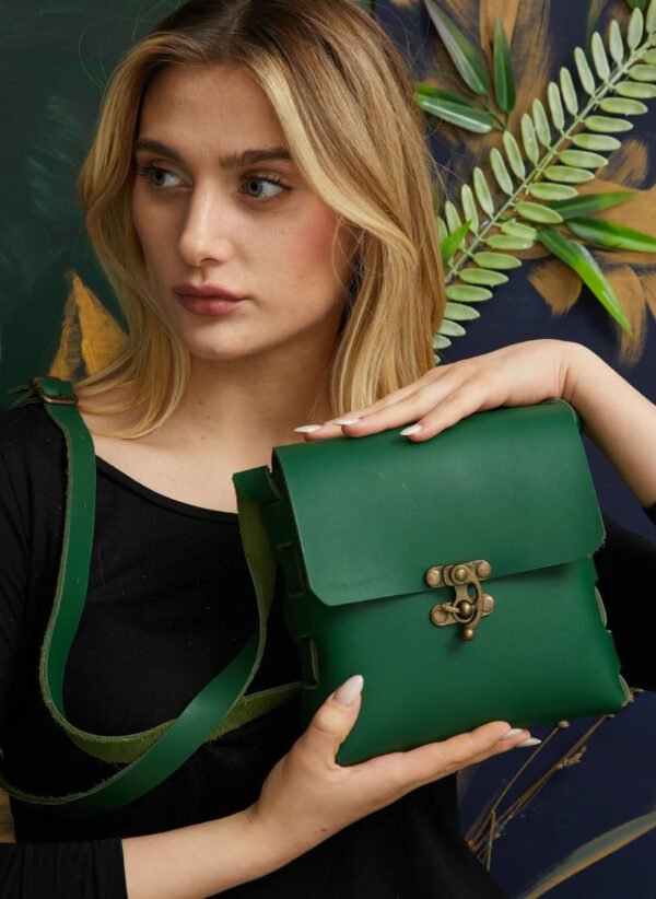 Leather Small Crossbody Bag for Women